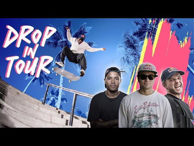 Hitting Street Spots and Skate Shops in Florida | Red Bull Drop In Tour 2022