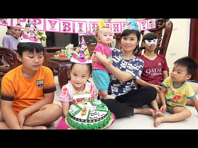 Happy birthday to mommy! happy birthday to you with funny kids and nursery rhymes song for babies