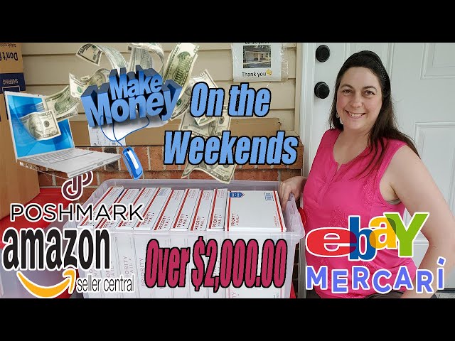 How to make money on the Weekends - I made over $2,000.00 - Online Reselling - How did I do it?