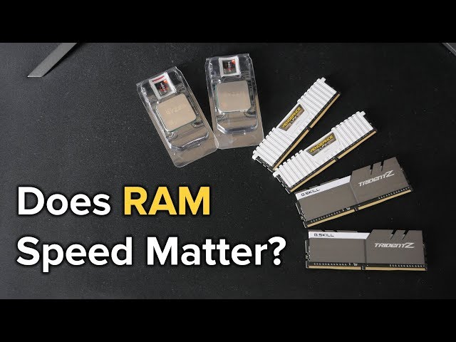 Does RAM Speed Matter on AMD Raven Ridge APUs?