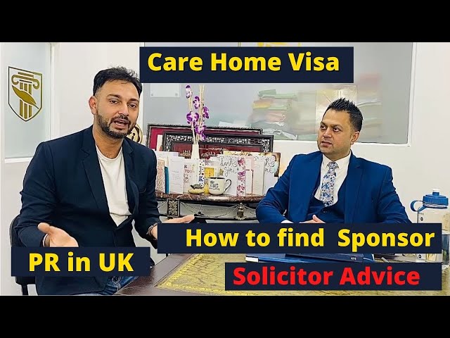 Care Home Visa PR Tips: How to find sponsorship | PR in the UK