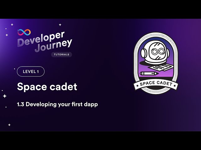 ICP Developer Journey 1.3 | Developing your first dapp