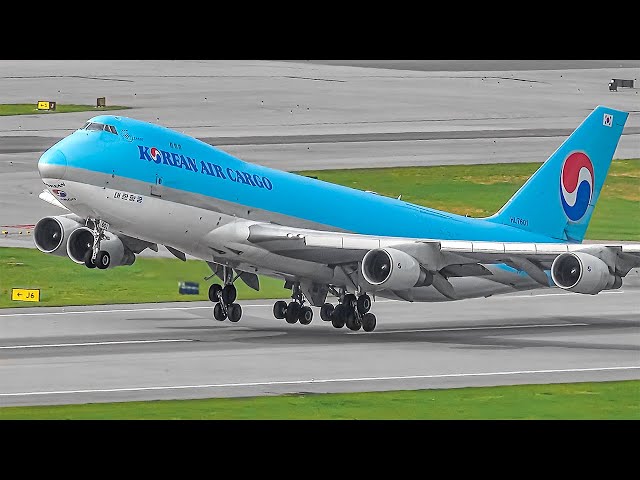 25 AWESOME TAKEOFFS Viewed From ABOVE | Hong Kong Airport Plane Spotting [HKG/VHHH]