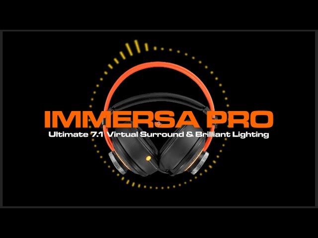Immersa Pro - Ultimate 7.1 Virtual Surround RGB Gaming Headset