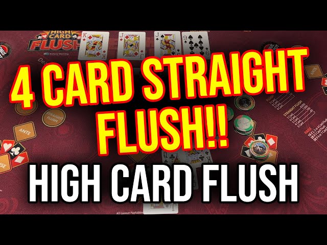 HIGH CARD FLUSH!! 4 CARD STRAIGHT FLUSH FOR A HUGE COMEBACK!!