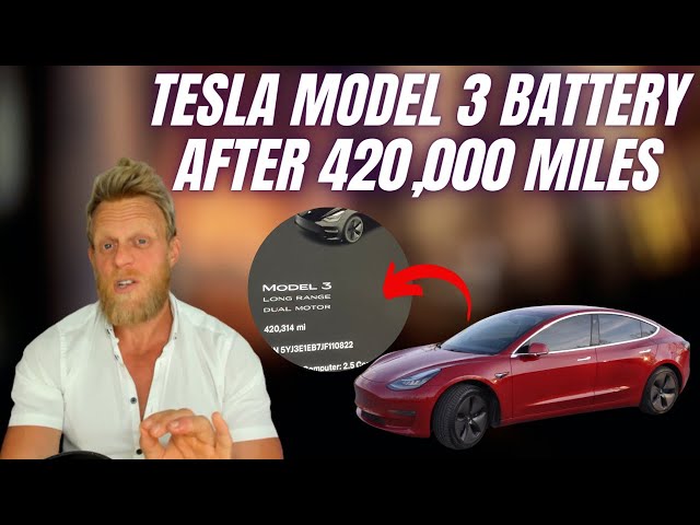 I found the highest mileage Tesla Model 3 in the world - I'm shocked!