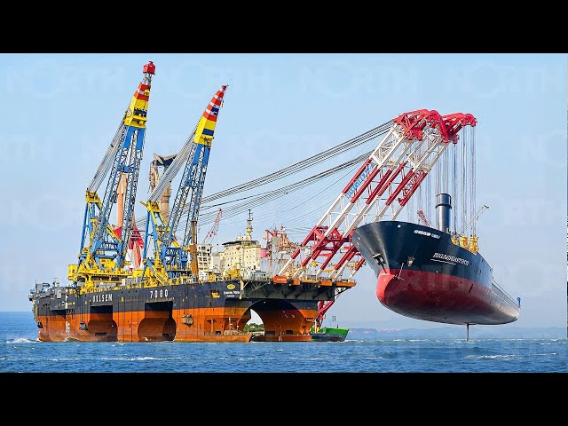 Inside the World's Largest Crane Vessels: Mega Cranes at Sea and the Heftiest Ship Lifters