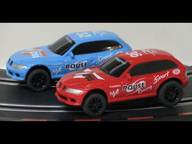 Match Race of Generic BMW SUVs to Try Out New Home Track on Carrera Go 1/43rd. Scale Racing System.