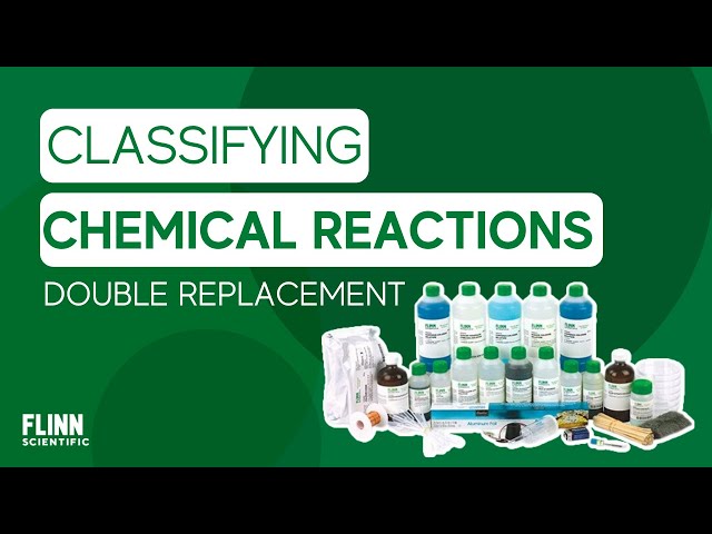 Classifying Chemical Reactions - Double Replacement