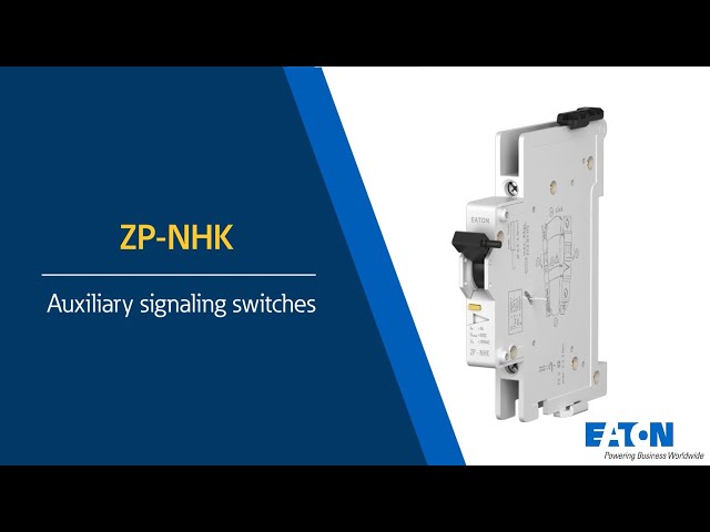 ZP-NHK auxiliary signaling switches - unboxing
