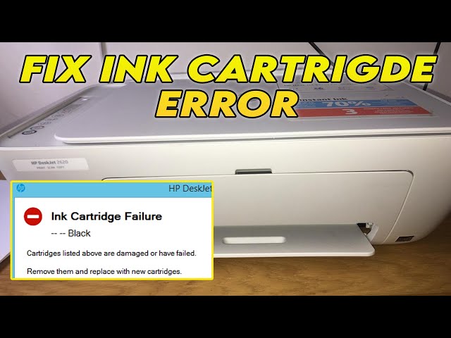 HP Deskjet Printer : How to Fix Ink Cartridge Error - Incompatible & Missing Message