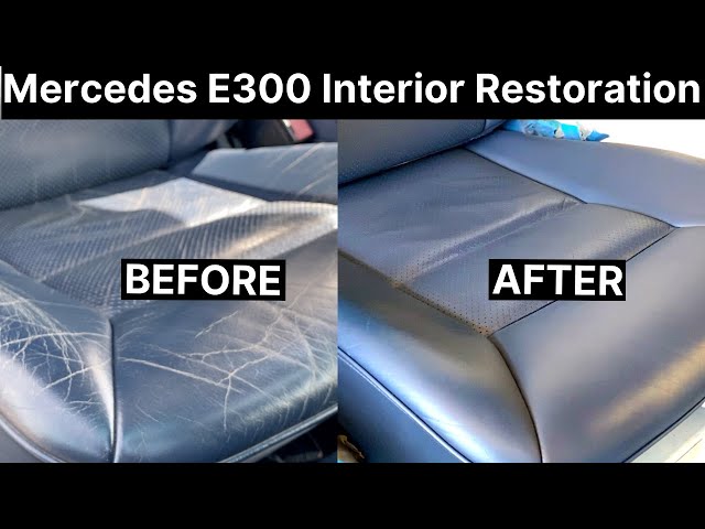 Mercedes E300 Full Leather Interior Repair | leathercare.com