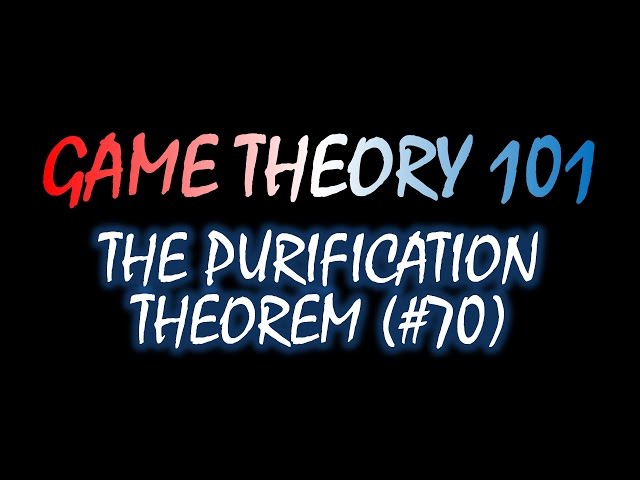 Game Theory 101 (#70): The Purification Theorem