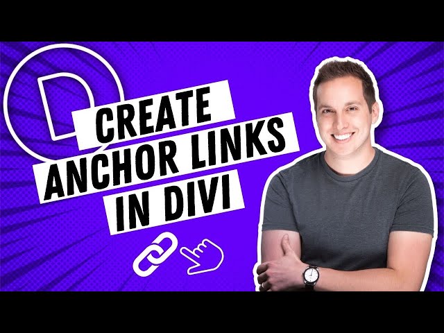How to Create Anchor Links in Divi