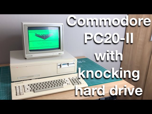 Commodore PC 20 with a knocking hard drive