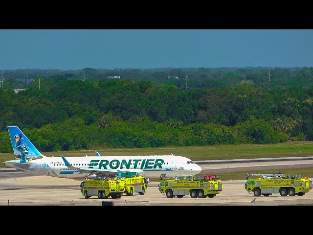 Emergency Landing Frontier 1743 Tampa International Airport