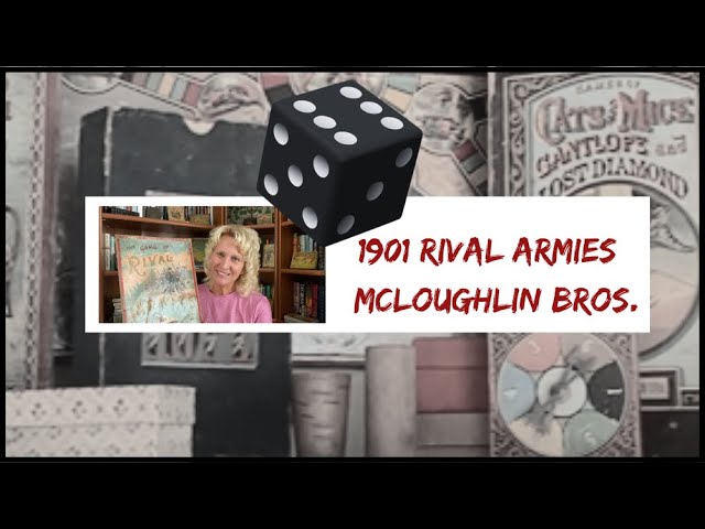 Antique 1901 Board Game of Rival Armies by Mcloughlin Bros #vintage #antique #vintagegames