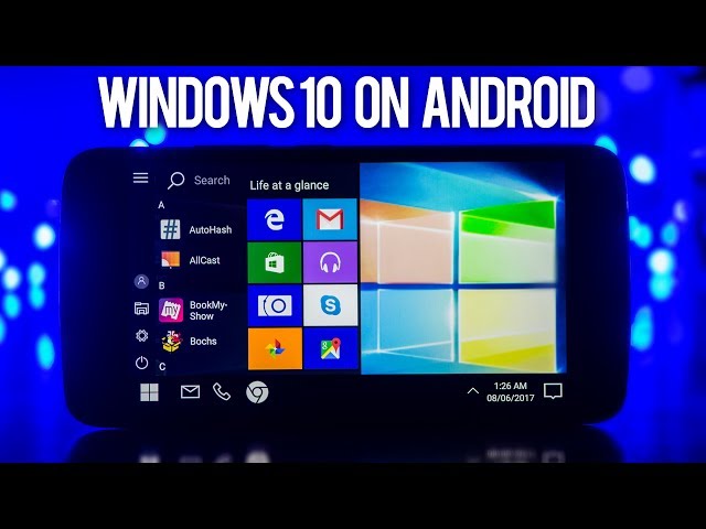 How to Easily Install WINDOWS 10/8/XP/95 on any Android Phone ? No Root
