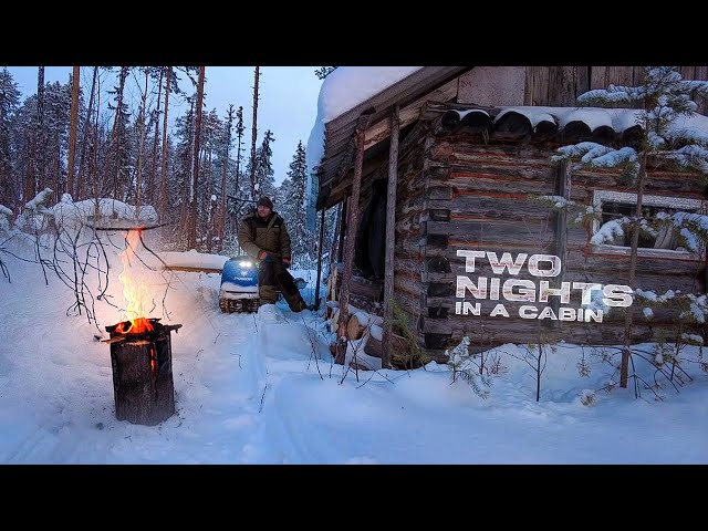 2 Nights in a Dead Hunter's cabin / Bushcraft / ASMR
