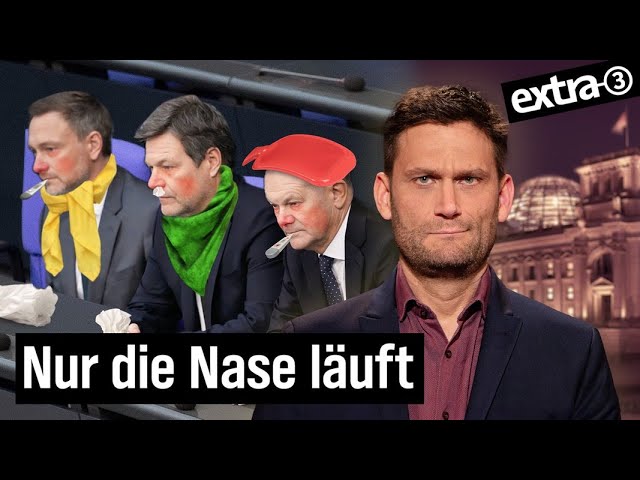 Deutschland liegt flach · Nur die Nase läuft! | extra 3 vom 29.11.2023 | NDR