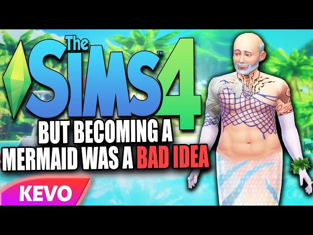 Sims 4 but becoming a mermaid was a bad idea