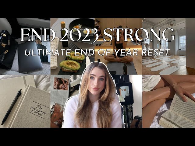 HOW TO END 2023 STRONG | goal check-in & 2024 planning