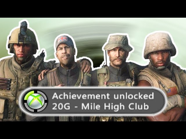 Call Of Duty 4 Modern Warfare's ICONIC Achievements