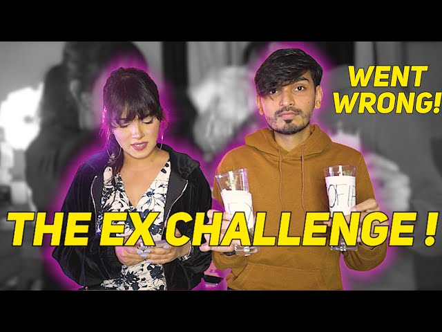 The Ex Challenge Went Wrong ! Sipping Water From Ex Glass 😂😂
