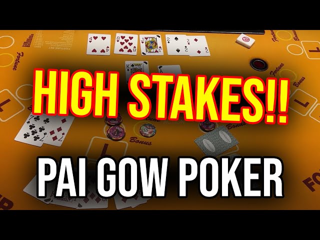 HIGH STAKES PAI GOW SESSION!! HEART POUNDING ACTION!! @renotahoe #ad