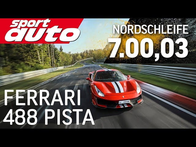 Ferrari 488 Pista 7.00,03 min | Nordschleife HOT LAP Supertest | sport auto