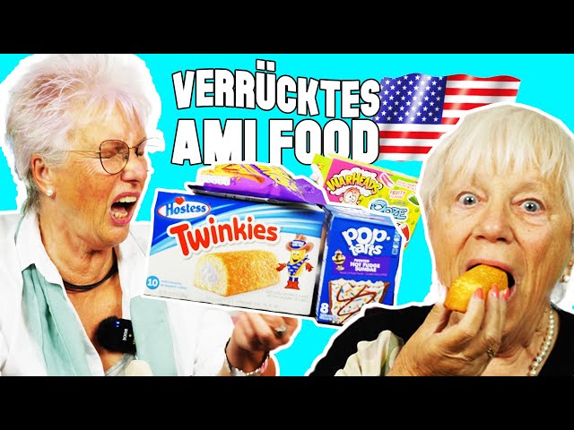 Senioren probieren zum 1. Mal AMERIKANISCHE Süßigkeiten!