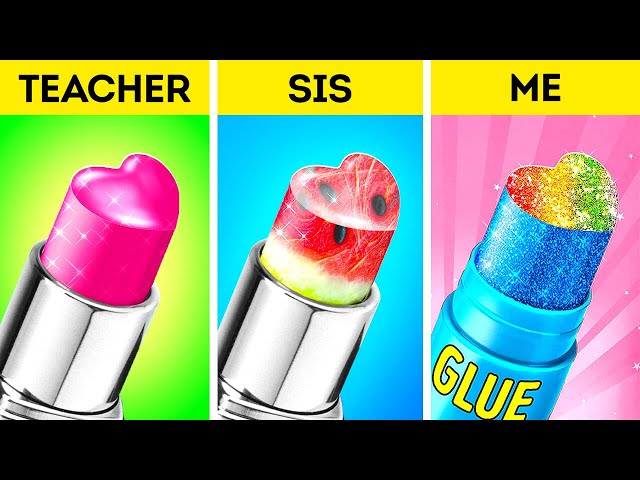 DIY SCHOOL SUPPLIES AND BEST HACKS || Genius School Hacks for Students and Parents By 123 GO Like!