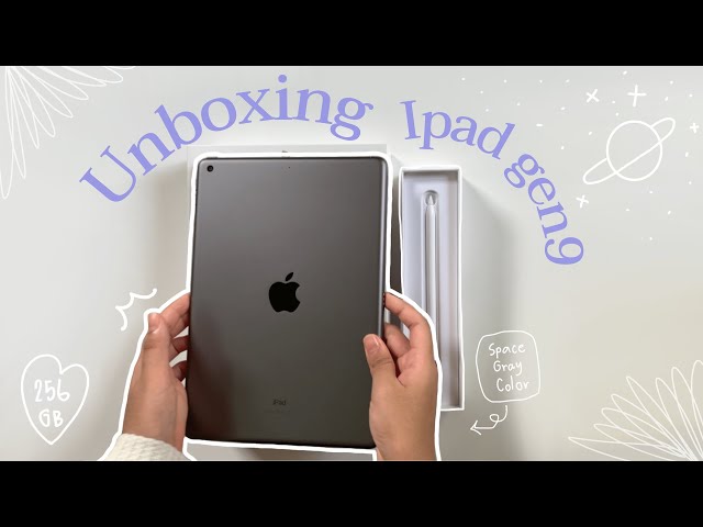 Unboxing | แกะกล่อง iPad Gen9 in 2022 + apple pencil 🐰✨
