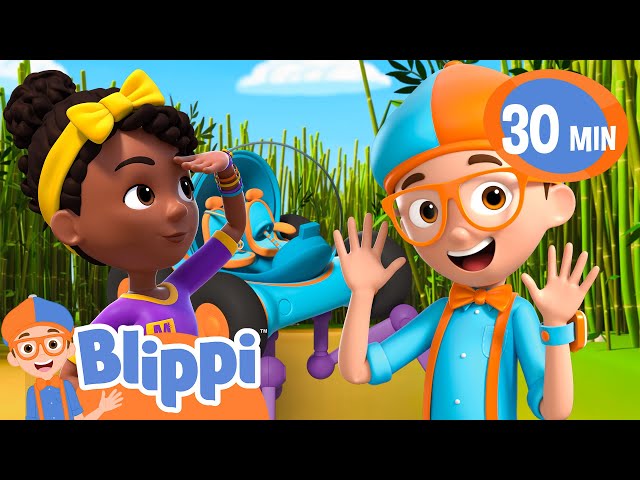 Road Trip To The Rain Forest! | Blippi and Meekah Podcast | Blippi Wonders Educational Videos