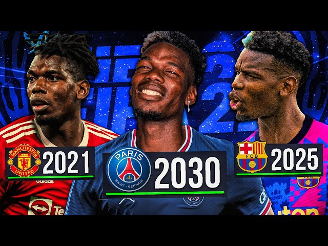 I REPLAYED the Career of PAUL POGBA... in FIFA 22! 🇫🇷