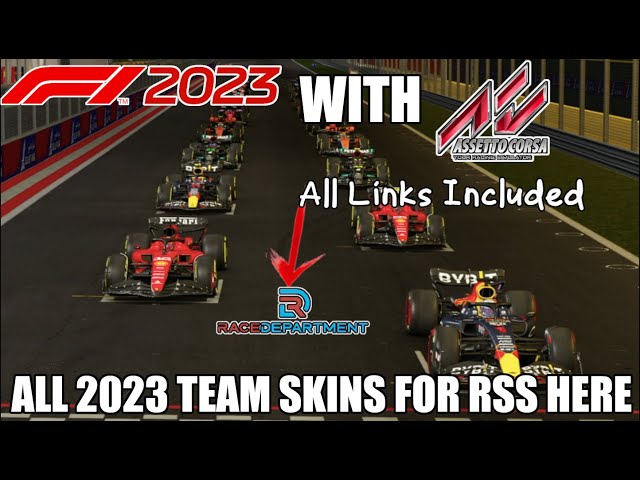 F1 2023 All Team Skins | RSS Formula Hybrid 2022 | Assetto Corsa | Links In Description