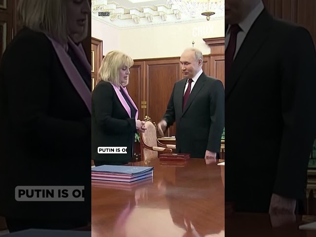 Moment Vladimir Putin received President of Russia ID