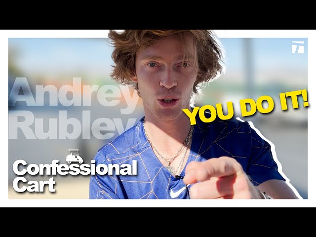 Andrey Rublev Makes Us Sing! | CONFESSIONAL CART 2022