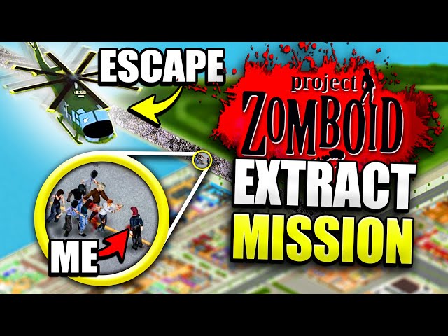 I turned Project Zomboid into an extraction survival game