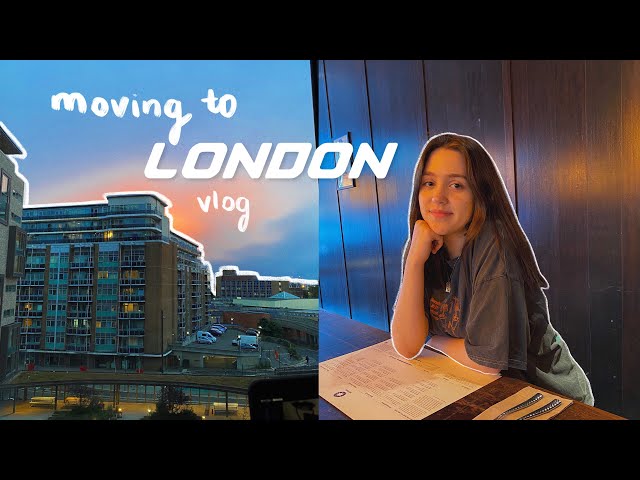 🏙 moving to london vlog | uni halls
