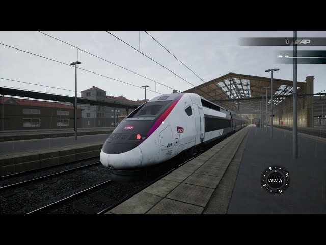 Train Sim World 4 High Speed Rain Bullet Train in France 300+ Km/H