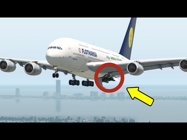 Terrific Moment When Amazing Pilot Did This To Save 387 Passengers | X-PLANE 11