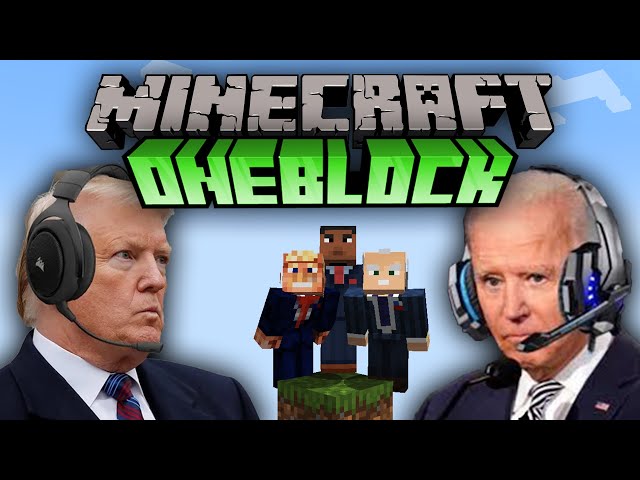 US Presidents Play Minecraft One Block 1-5