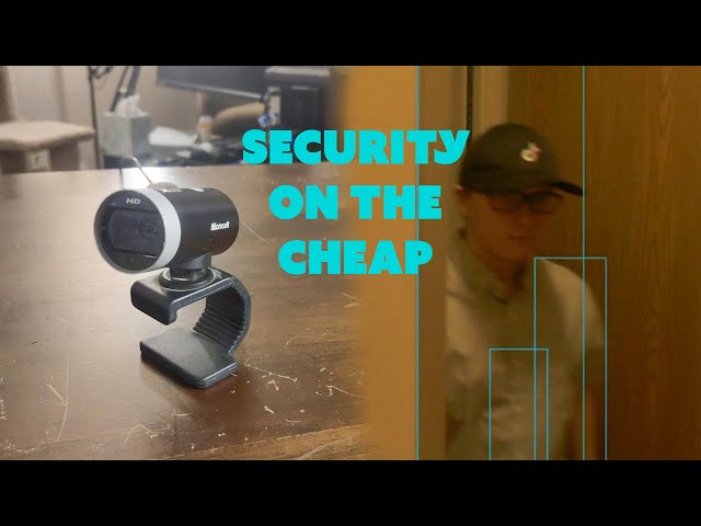 Tech Hacks - DIY Webcam Home Security System