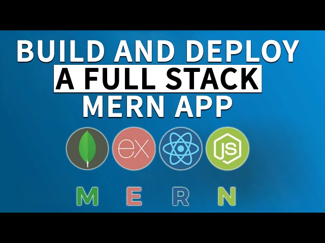 Full Stack MERN Project - Build and Deploy an App | React + Redux, Node, Express, MongoDB [Part 1/2]