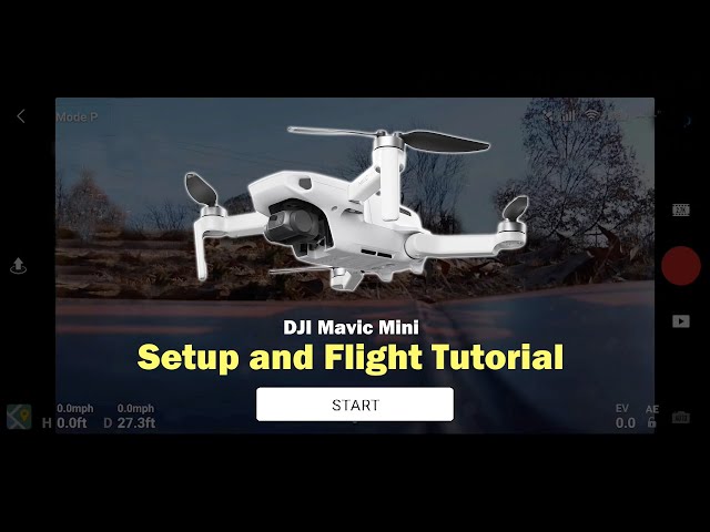 Getting Started with the DJI Mavic Mini - Setup and First Flight