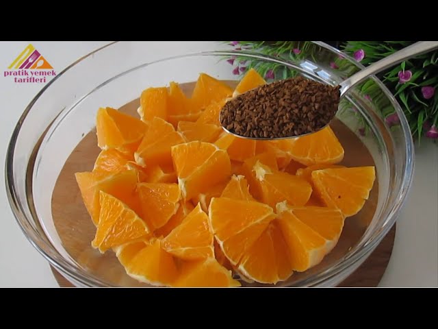 Whisk the orange with coffee and you will be satisfied with the result 😯 Just cook and taste