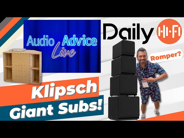 Klipsch Subwoofers At Audio Advice Live!