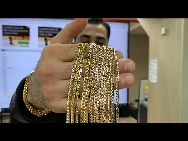 Gold Chains Video Review TraxNYC Mariner Double Curb Miami Diamond Cut