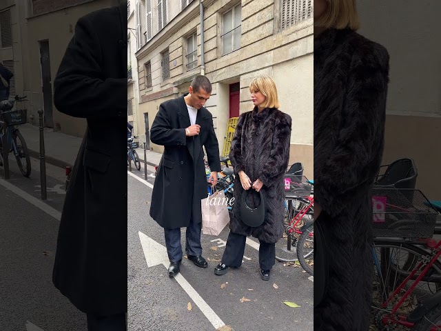 Paris Street style: Parisian couple's outfit for winter